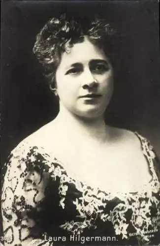 Ak Opernsängerin Laura Hilgermann, Portrait