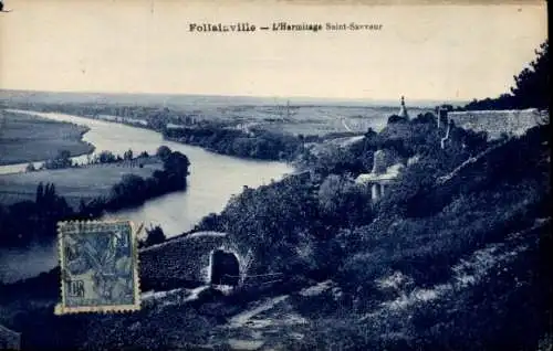 Ak Follainville Dennemont Yvelines, Hermitage Saint Sauveur