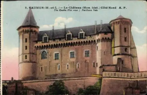 Ak Saumur Maine et Loire, Schloss