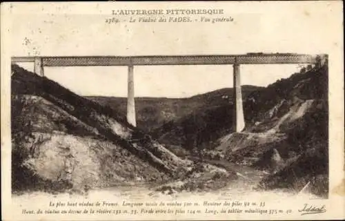 Ak Les Ancizes Comps Puy de Dôme, Viaduc des Fades