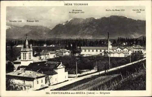 Ak Pontcharra in Bréda Isère, Grignon