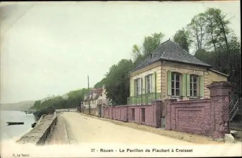 Ak Croisset Seine-Maritime, Le Pavillon de Faubert