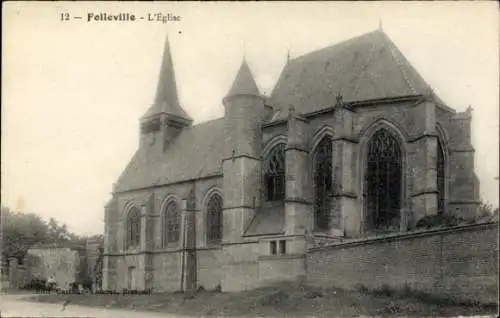 Ak Folleville Somme, Kirche