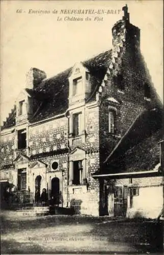 Ak Neufchâtel en Bray Seine Maritime, Le Chateau du Flot