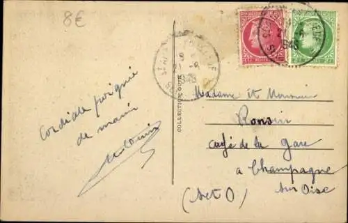 Ak Freneuse Yvelines, Le Port