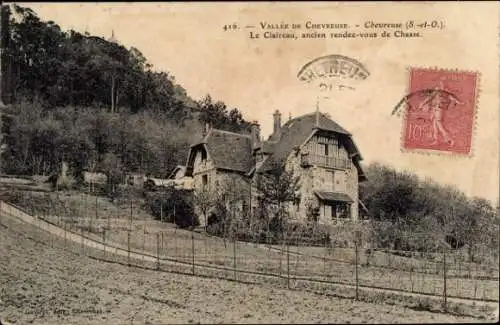 Ak Chevreuse Yvelines, Vallee de Chevreuse, Le Claireau, ehemaliger Jagdtreffpunkt