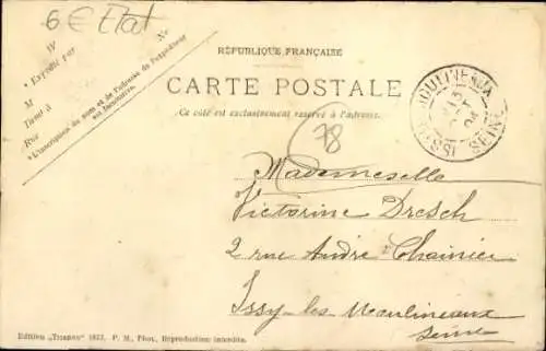 Ak Chevreuse Yvelines, Ruine du Chateau-fort, Chevreuse-Tal