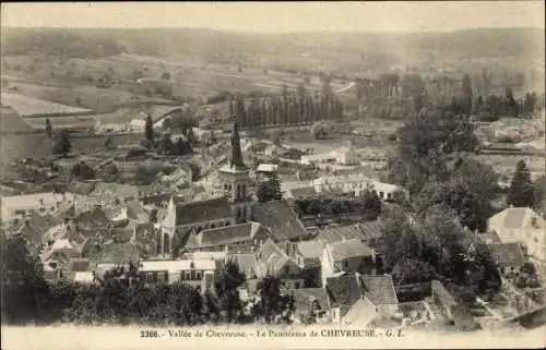 Ak Chevreuse Yvelines, Panorama, Vallee de Chevreuse