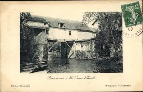 Ak Dennemont Yvelines, Le Vieux Moulin
