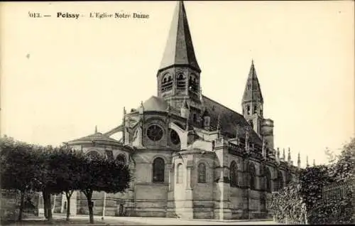 Ak Poissy-Yvelines, Kirche Notre-Dame