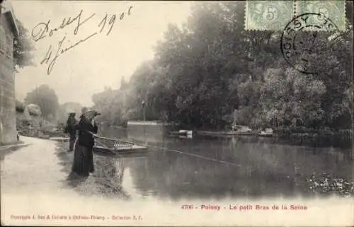 Ak Poissy-Yvelines, Le Petit Bras de la Seine