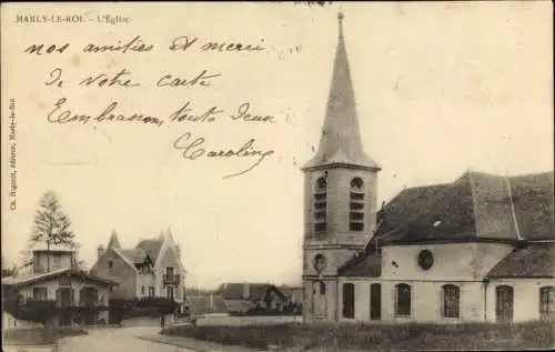 Ak Marly le Roi Yvelines, Kirche