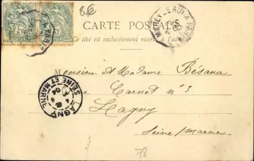 Ak Marly le Roi Yvelines, Kirche