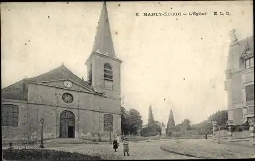 Ak Marly le Roi Yvelines, Kirche