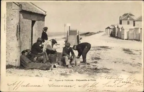 Ak Luc sur Mer Calvados, Arten von Strandfischern