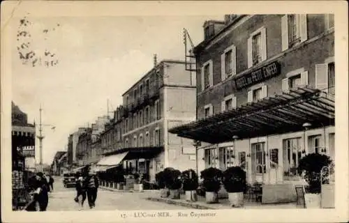 Ak Luc sur Mer Calvados, Rue Guynemer, Hotel