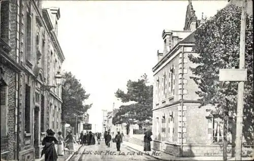 Ak Luc sur Mer Calvados, Rue de la Mer