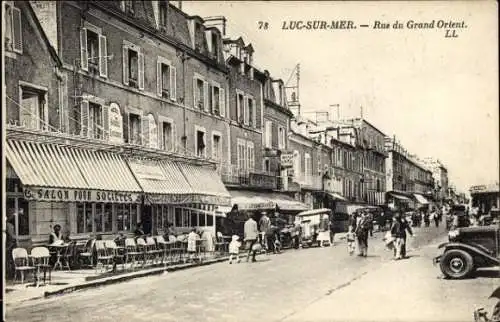 Ak Luc sur Mer Calvados, Rue du Grand Orient