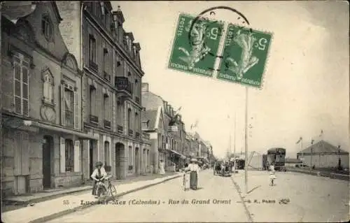 Ak Luc sur Mer Calvados, Rue du Grand Orient