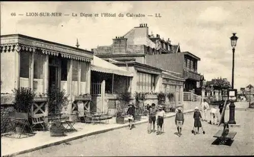 Ak Lion sur Mer Calvados, La Digue und Hôtel du Calvados