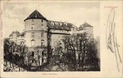 Ak Stuttgart in Württemberg, Altes Schloss