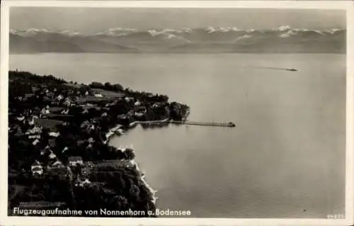 Ak Nonnenhorn am Bodensee, Gesamtansicht, Fliegeraufnahme