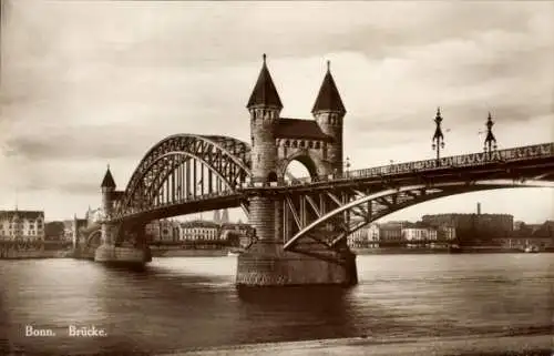 Ak Bonn am Rhein, Brücke