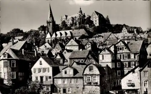 Ak Marburg an der Lahn, Universitätsstadt, Altstadt, Schloss