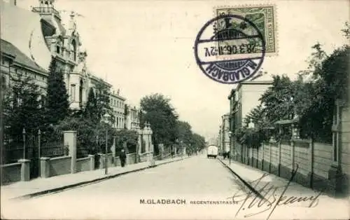 Ak Mönchengladbach am Niederrhein, Regentenstraße
