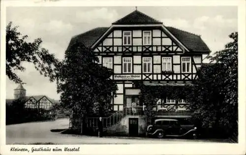 Ak Kleinern Edertal in Nordhessen, Gasthaus zum Wesetal