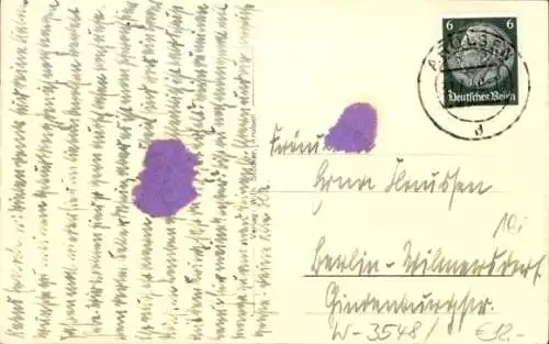 Ak Bad Arolsen in Hessen, Postamt