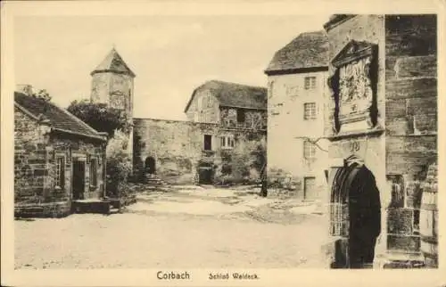 Ak Korbach in Hessen, Schloss Waldeck