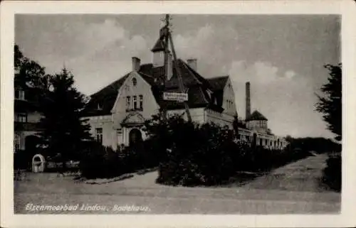 Ak Lindau am Bodensee Schwaben, Badehaus, Eisenmoorbad