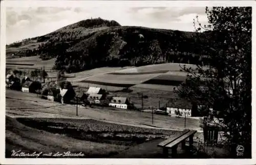 Ak Waltersdorf Großschönau Oberlausitz, Teilansicht, Lausche