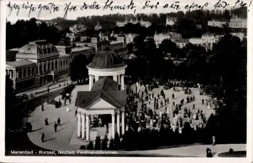 Ak Mariánské Lázně Marienbad Reg. Karlsbad, Kursaal, Neubad, Ferdinandsbrunnen