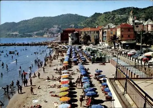 Ak Laigueglia Liguria, Strand