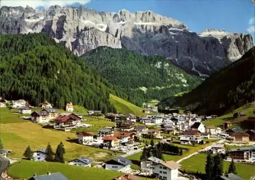 Ak Gröden Val Gardena Südtirol Trentino, Gesamtansicht