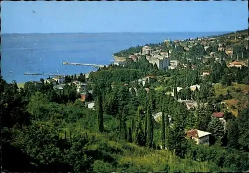 Ak Portorož Portorose Slowenien, Teilansicht