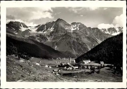 Ak Sulden Solda Stilfs Stelvio Südtirol, Ort mit Umgebung