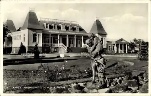 Ak Curepipe Mauritius, Rathaus von Paul und Virgine