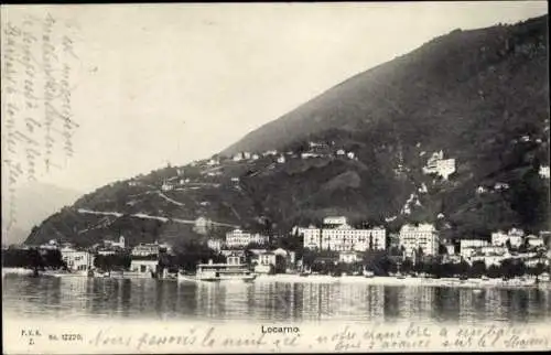 Ak Locarno Kanton Tessin Schweiz, Panorama