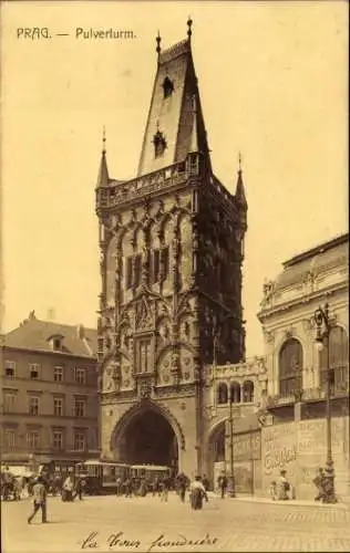 Ak Praha Prag Tschechien, Pulverturm