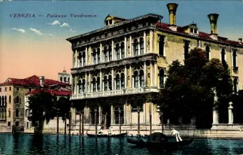 Ak Venezia Venedig Veneto, Palazzo Vendramin