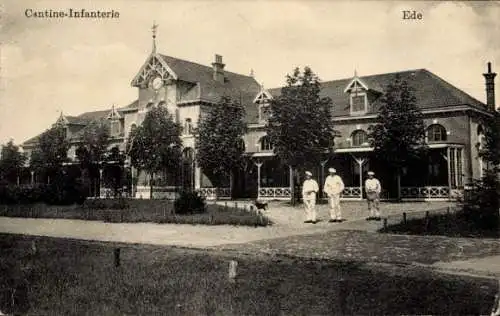 Ak Ede Gelderland Niederlande, Infanterie Kantine