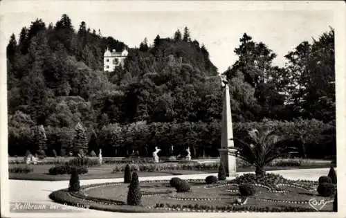 Ak Salzburg in Österreich, Parkanlage, Schloss