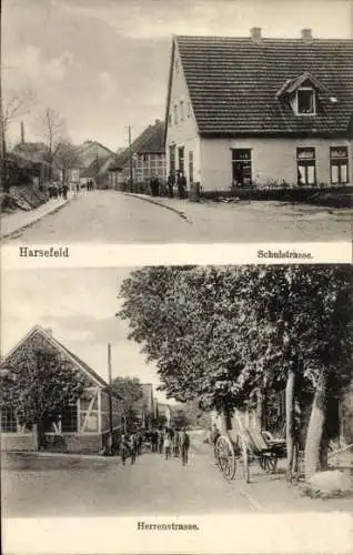 Ak Harsefeld in Niedersachsen, Schulstraße, Herrenstraße