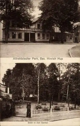 Ak Hamburg Wandsbek Rahlstedt, Altrahlstedter Park, Bes. H. Hup, Garten