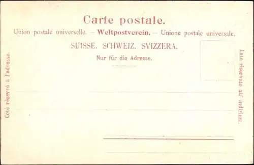 Wappen Ak Kanton Waadt Schweiz, Liberte et Patrie