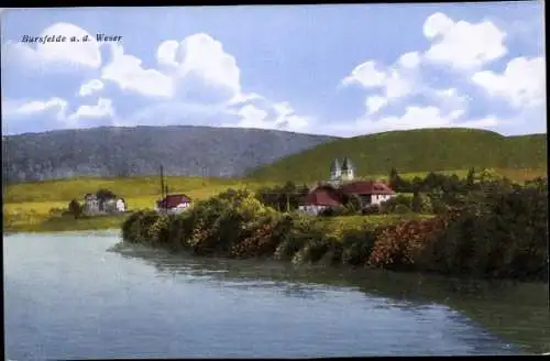 Ak Bursfelde Hann. Münden in Niedersachsen, Panorama