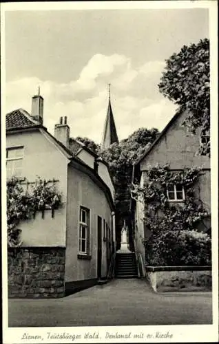 Ak Lienen im Tecklenburger Land, Denkmal, Ev. Kirche